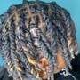 Large Knotless Braids