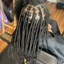 Large Knotless box braids