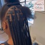 Small straight back braids