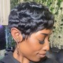 Pixie Cut/ Relaxed Hair