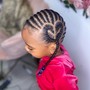 Kid's Cornrows Braids (8-12 yrs)