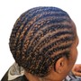 Straight Back or Braid Down Base for Wigs ~ Natural Hair (BRAIDS ONLY)