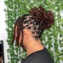 Loc feed in braids