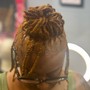 Goddess/boho knotless Braids(small-med mid-lower back)