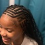 Goddess/boho knotless Braids(small-med mid-lower back)