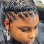 Kid's Braids no weave ages 6-12