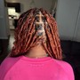 Large trible braids your choice of design for the front half