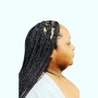 S/ Medium knotless Braids