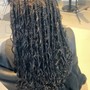 $100 fall deal (medium knotless or medium passion twist )