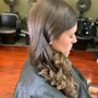 Flat Iron/ press and curl with hot comb