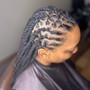 Cut relaxed hair for starter locs