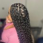 Large Traditional Box Braids