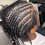 Color Knotless Braids (med)