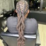 2 Layer Feed-in Braids with beads