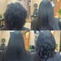 Takedown, Scalp detox, Shampoo Deep Conditioner and blow dry & Trim ends