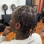 Cornrows w/ Clip-in Wig