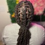 Small knotless Braids