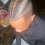 Men stitch braids