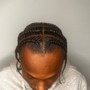 Men stitch braids