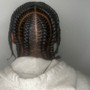 Men stitch braids