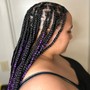 Medium Boho Braids Shoulder Length