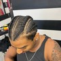 2 feed in braids