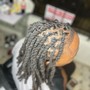 Half head loc retwist