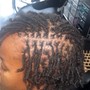 Invisible Loc Style (temporary 2 strand effect) short length