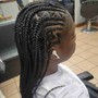 Takedown braids/ undo braids