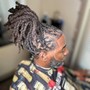 Men’s cut with locs only