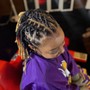 Kid's two strand twist locs only 10 and under