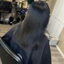 Shampoo and blow dry (no style)