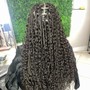 Medium Boho Knotless Braids