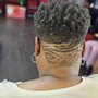 Removing (cutting) locks w/shampoo and women haircut (Add enhancements and or design for additional cost)