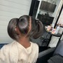 Petal bun Updo