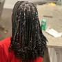 Straight back Feedin Braids (6-8)(No Stitch)