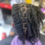 Kids groom and double twist