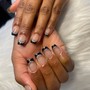 Acrylic short length nails