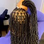 Senegalese twist mid back