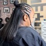 Kid's Cornrows (straight back braids)