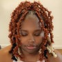 French curl braids small