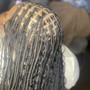 Small straight back Stitch Braids