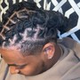 Barrel twist on locs