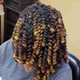 Cornrows without hair added