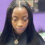 Traditional Sew in with leave out