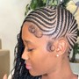 Medium twist shoulder length