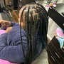 Knotless braids (medium)