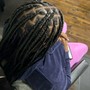 Knotless braids (medium)