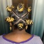 Bantu Knots (on natural hair)