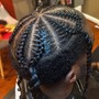 Men Top Cornrows (Fades)